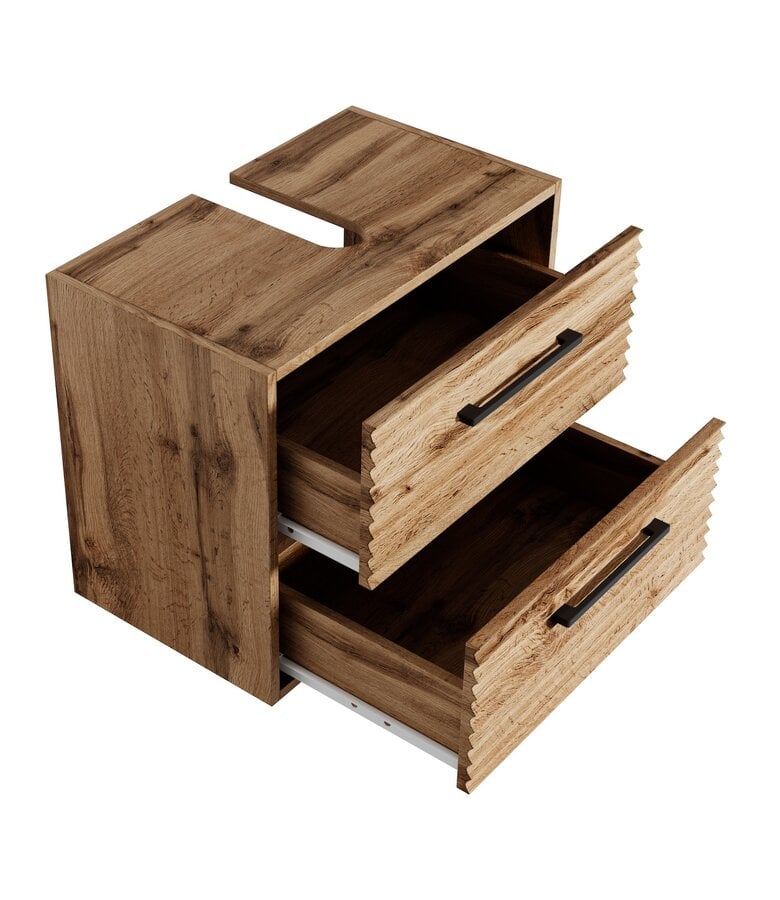 Badplaats Wastafelkast Etna 60 X 35 X 50 Cm - Eiken