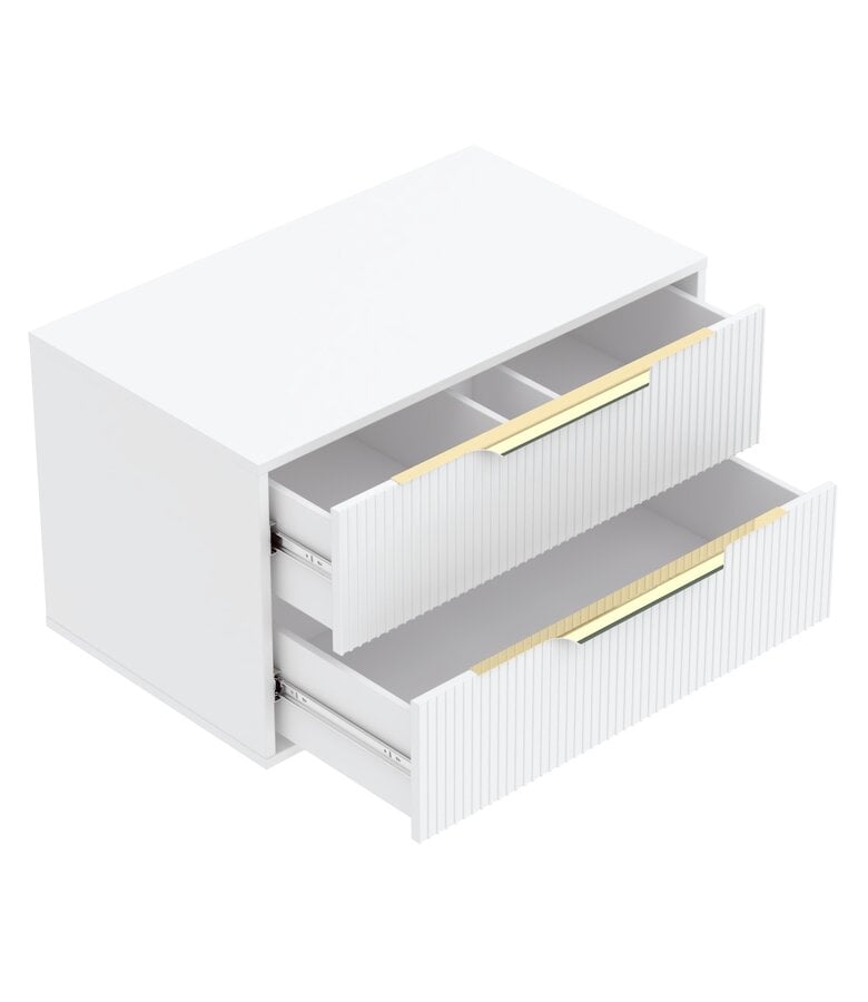 Badplaats Wastafelkast Rimini - 80 X 46 X 46 Cm - Wit