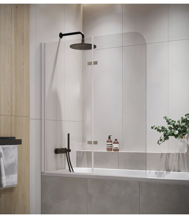 badplaats Badwand Austin 100 x 140 cm - chroom - nano coating