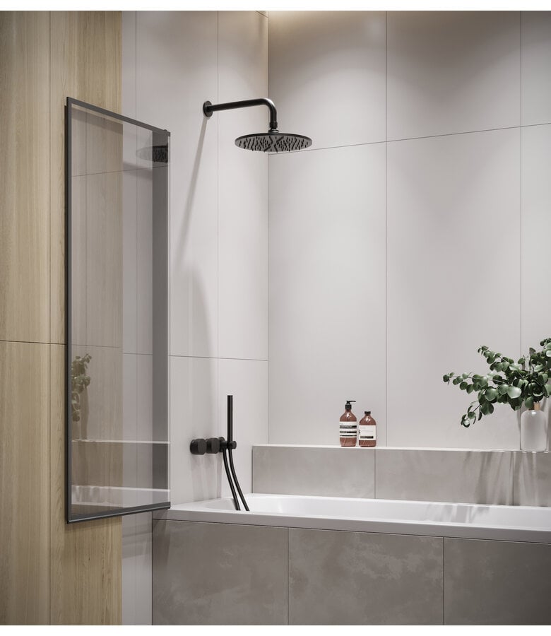 Badplaats Badwand Medal 80 X 140 Cm - Zwart - Nano Coating