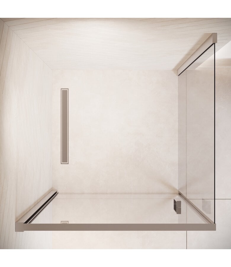 Badplaats Douchecabine Alava 100 X 100 X 190 Cm - Chroom - Nano Coating