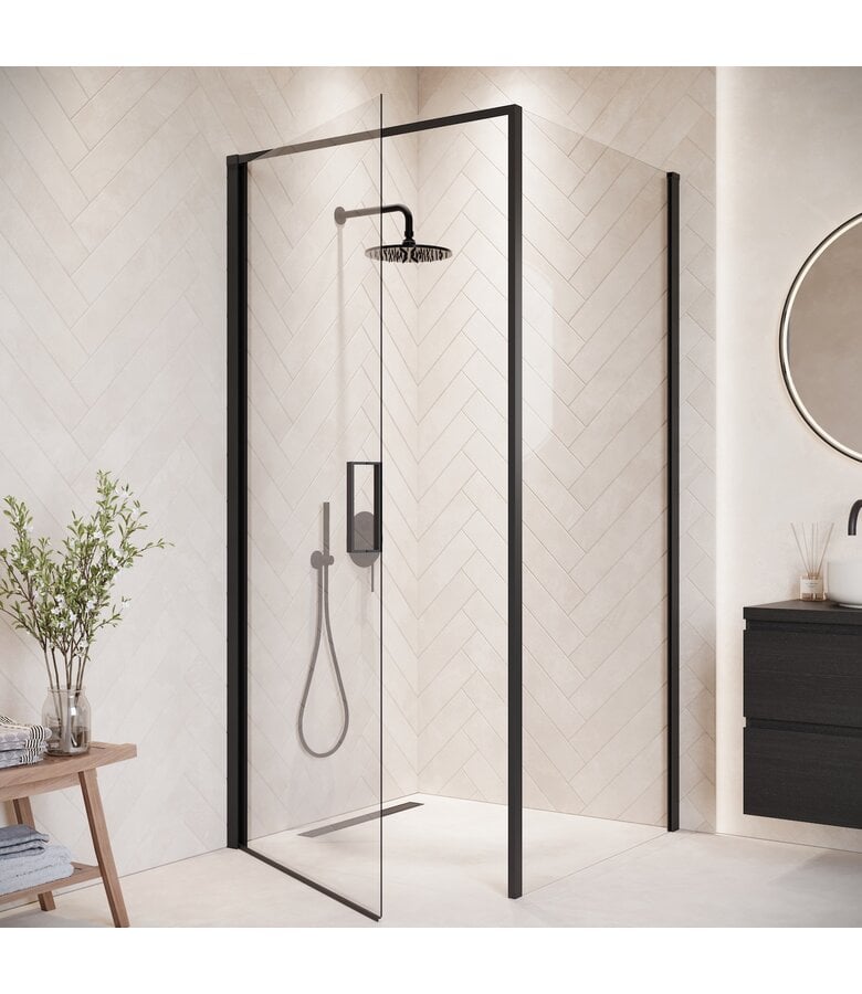 Badplaats Douchecabine Alava 100 X 100 X 190 Cm - Zwart - Nano Coating