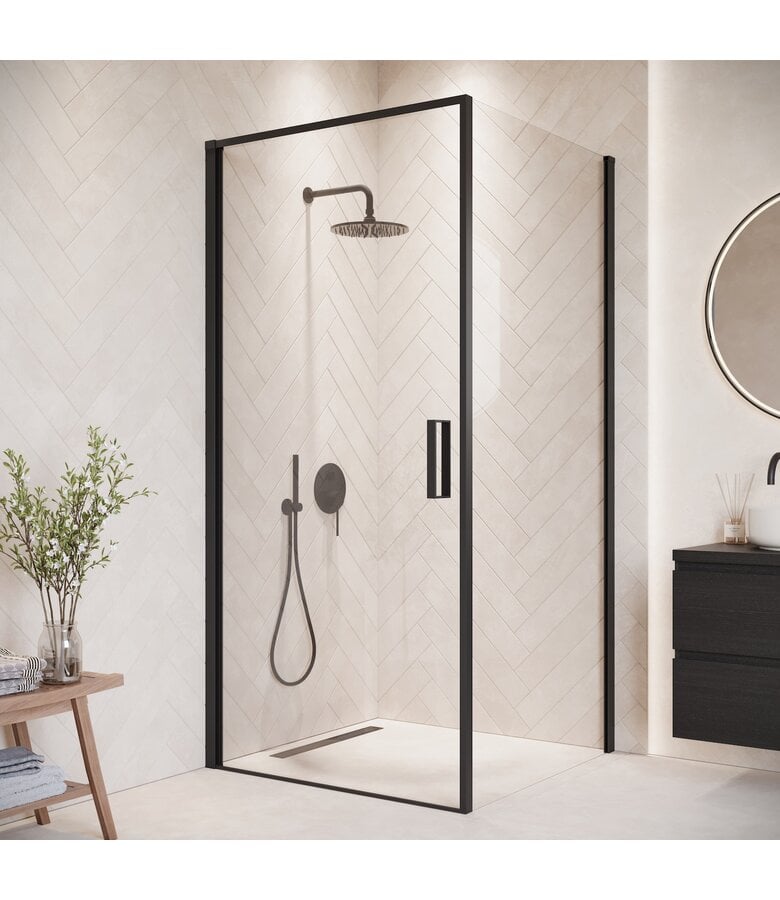 badplaats Douchecabine Alava 100 x 100 x 190 cm - zwart - nano coating