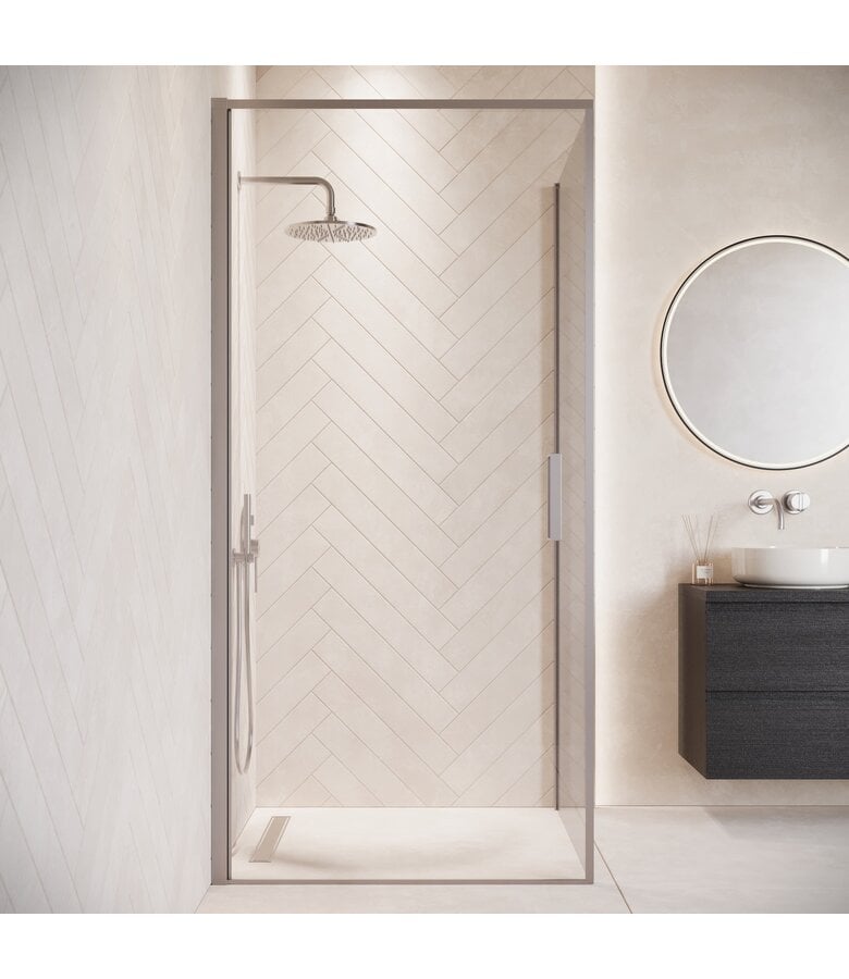 Badplaats Douchecabine Alava 80 X 80 X 190 Cm - Chroom - Nano Coating