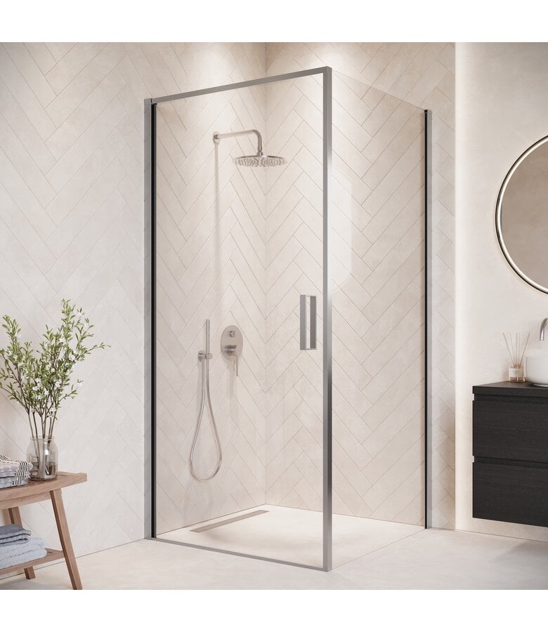 badplaats Douchecabine Alava 80 x 80 x 190 cm - chroom - nano coating badplaats Douchecabine Alava 80 x 80 x 190 cm - chroom - nano coating