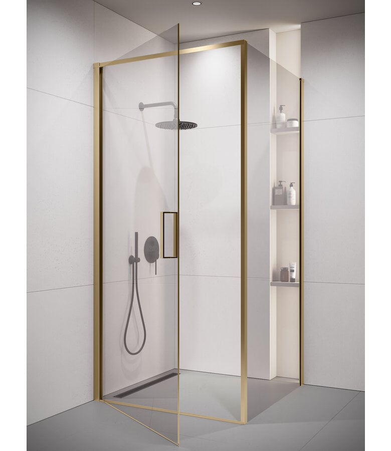 Badplaats Douchecabine Alava 90 X 90 X 190 Cm - Goud - Nano Coating