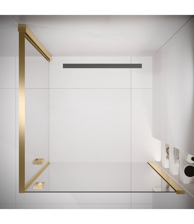 Badplaats Douchecabine Alava 90 X 90 X 190 Cm - Goud - Nano Coating