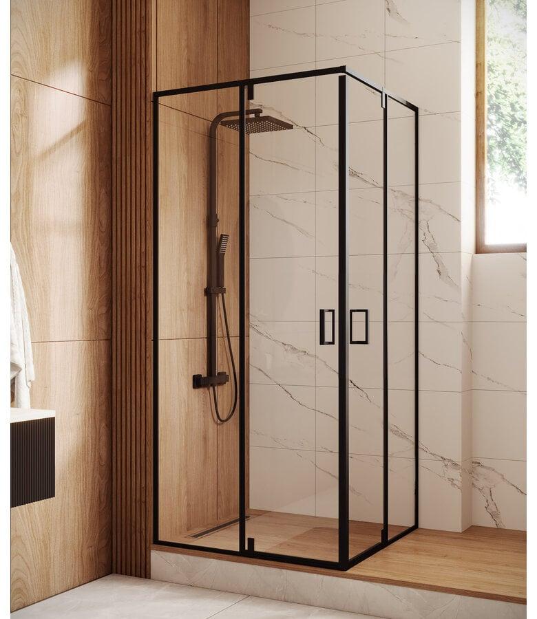 badplaats Douchecabine Andreas 90 x 90 x 190 cm - zwart - nano coating badplaats Douchecabine Andreas 90 x 90 x 190 cm - zwart - nano coating