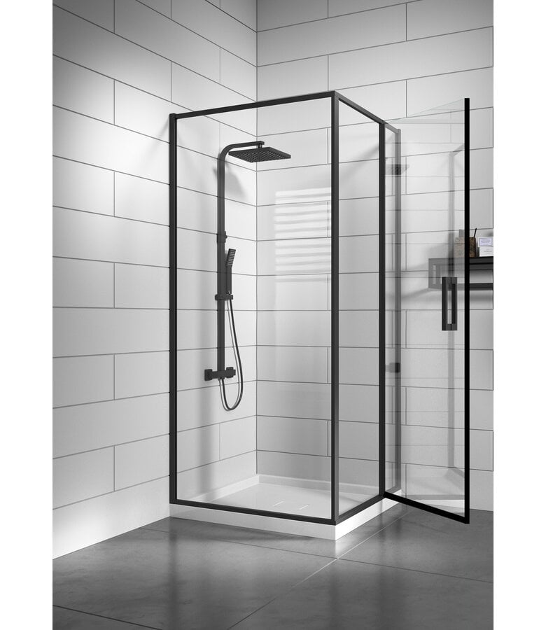 Badplaats Douchecabine Belize 90 X 90 X 190 Cm - Zwart - Nano Coating