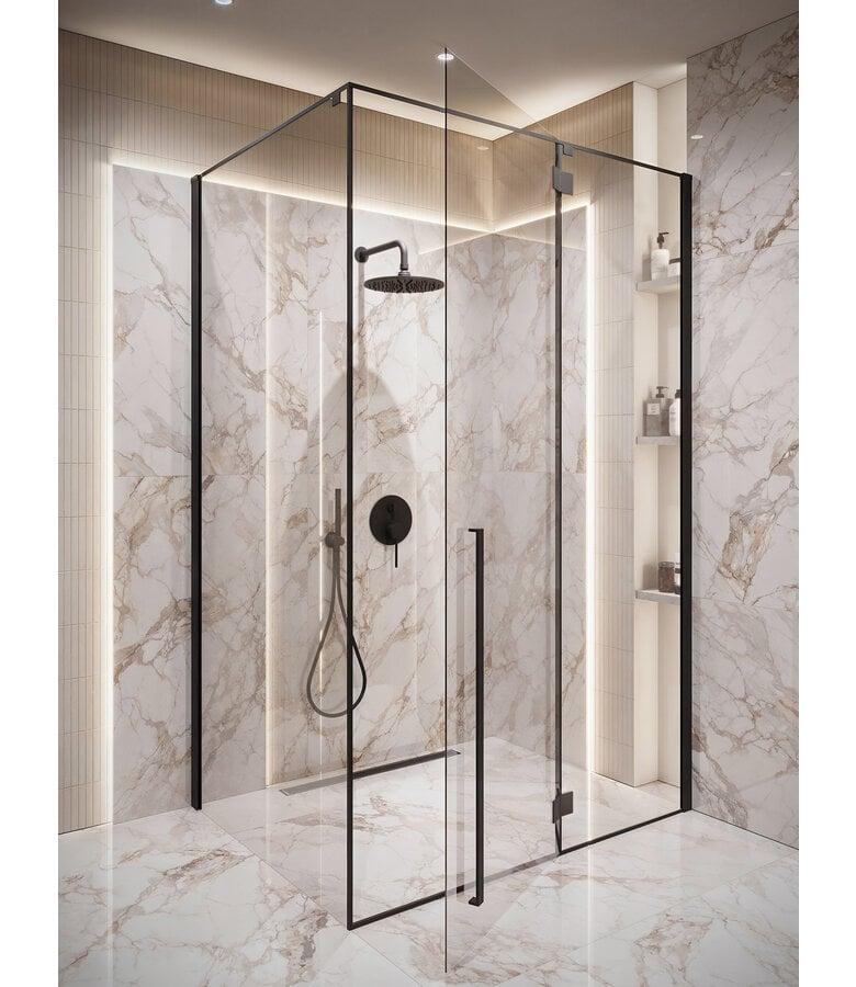 Badplaats Douchecabine Vancouver 90 X 120 X 190 Cm - Zwart - Nano Coating