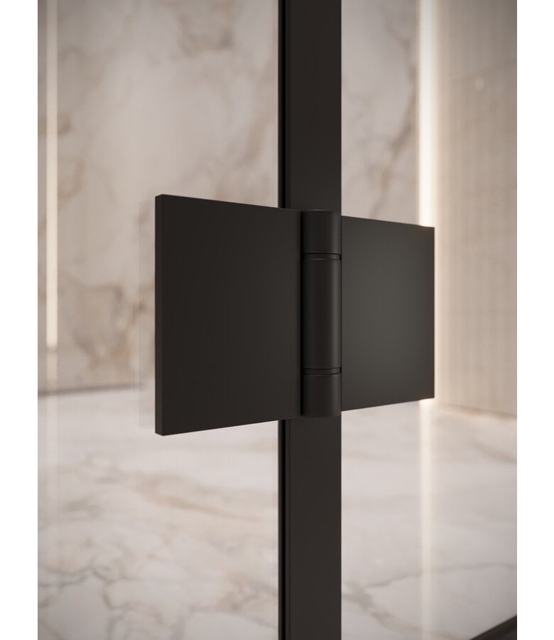 Badplaats Douchecabine Vancouver 90 X 120 X 190 Cm - Zwart - Nano Coating