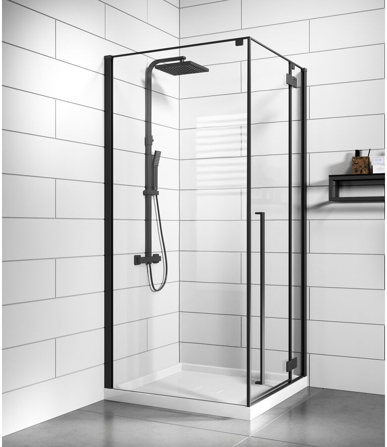 badplaats Douchecabine Vancouver 90 x 90 x 190 cm - zwart - nano coating badplaats Douchecabine Vancouver 90 x 90 x 190 cm - zwart - nano coating