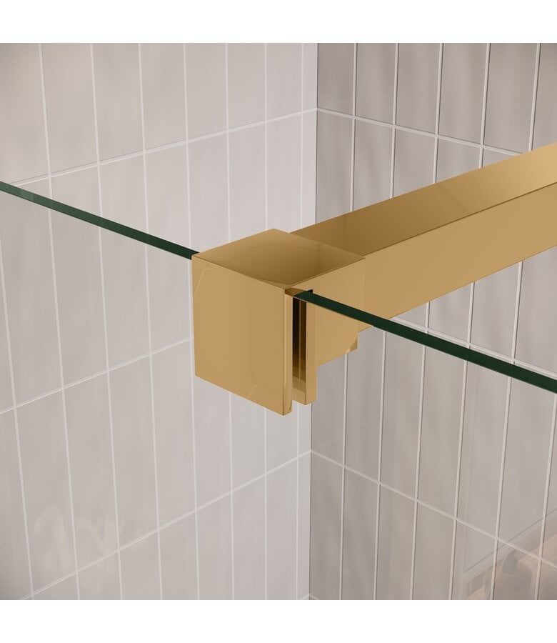 Badplaats Douchewand Florida 60 X 200 Cm - Goud - Nano Coating