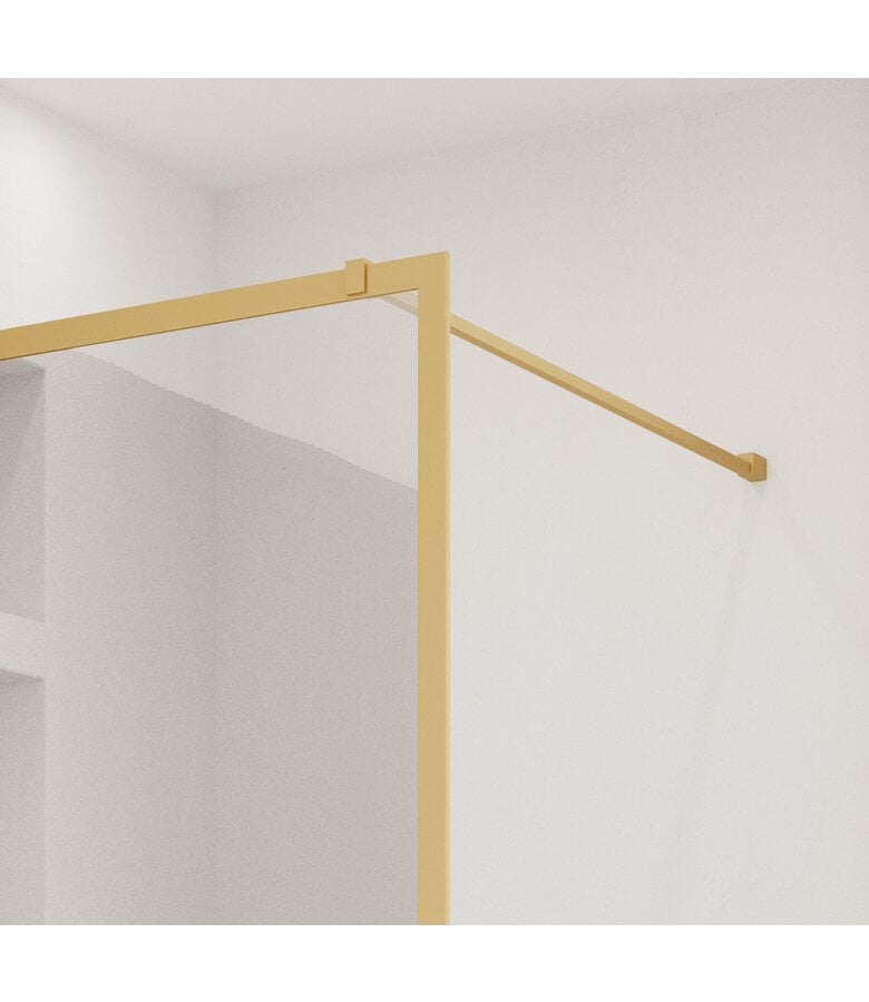 Badplaats Douchewand Georgia 80 X 200 Cm - Goud - Nano Coating