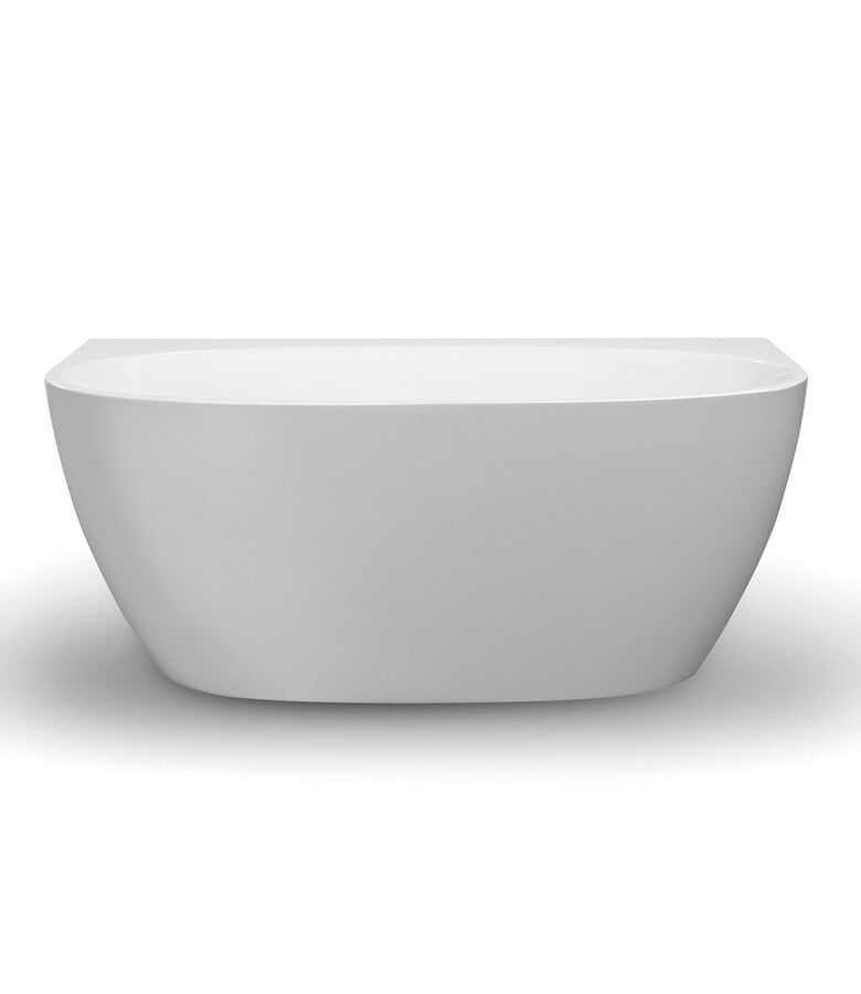 badplaats Half vrijstaand ligbad Hanoi 170 x 80 x 58 cm - wit