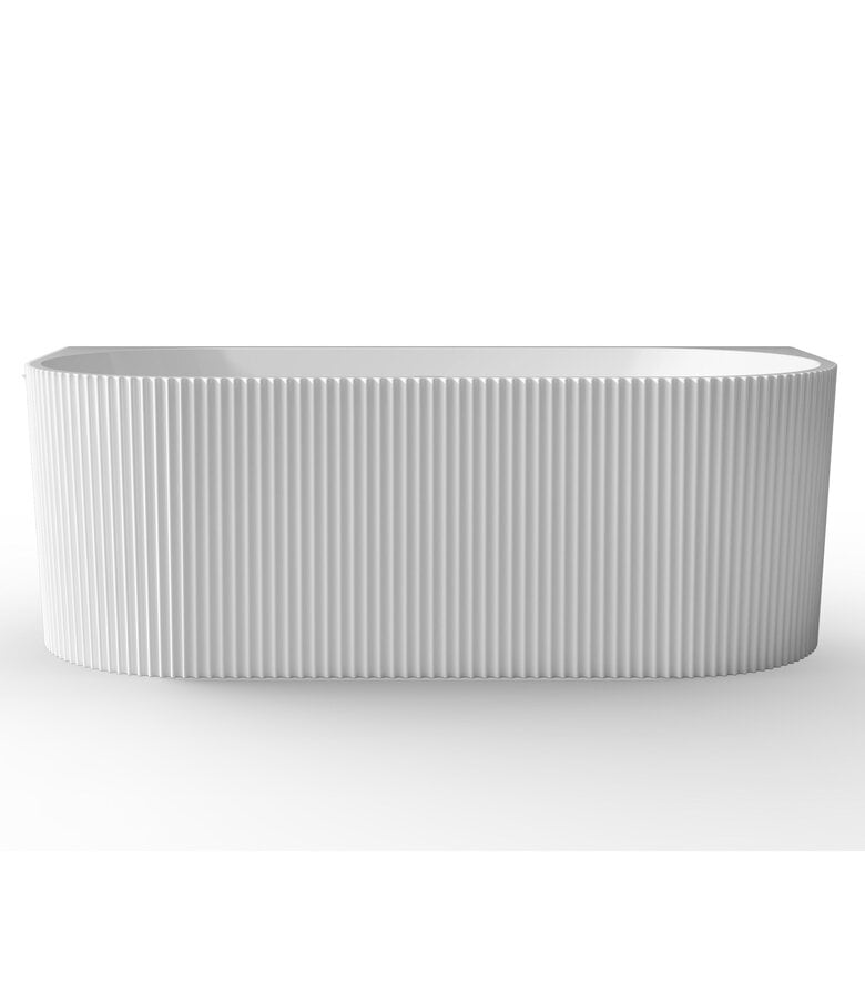 badplaats Half vrijstaand ligbad Havana 170 x 80 x 58 cm - wit