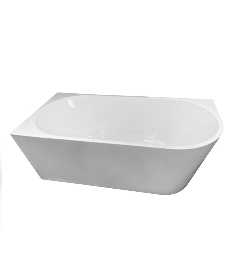 badplaats Half vrijstaand ligbad Isia 170 x 78 x 60 cm - wit - rechts