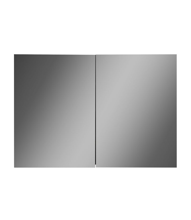 Badplaats Spiegelkast Cuba 100 X 16 X 70 Cm - Bruin Eiken