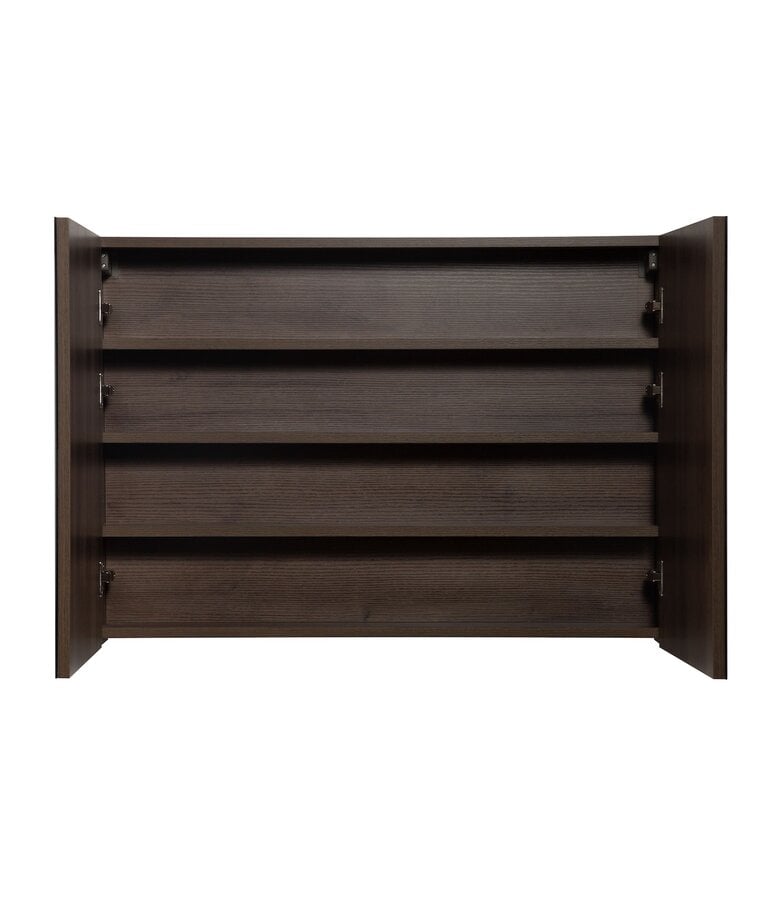 Badplaats Spiegelkast Cuba 100 X 16 X 70 Cm - Bruin Eiken