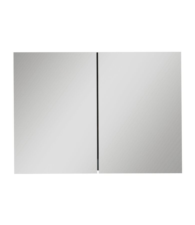 Badplaats Spiegelkast Cuba 100 X 16 X 70 Cm - Mat Zwart