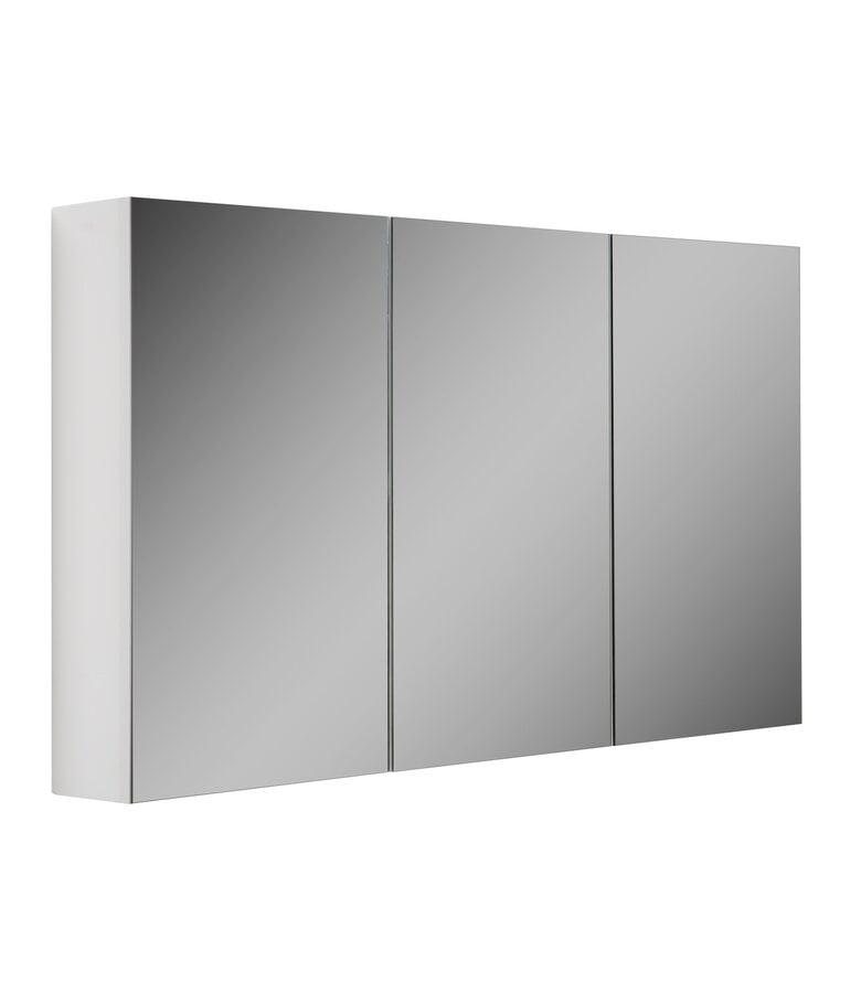 badplaats Spiegelkast Cuba 120 x 16 x 70 cm - hoogglans wit