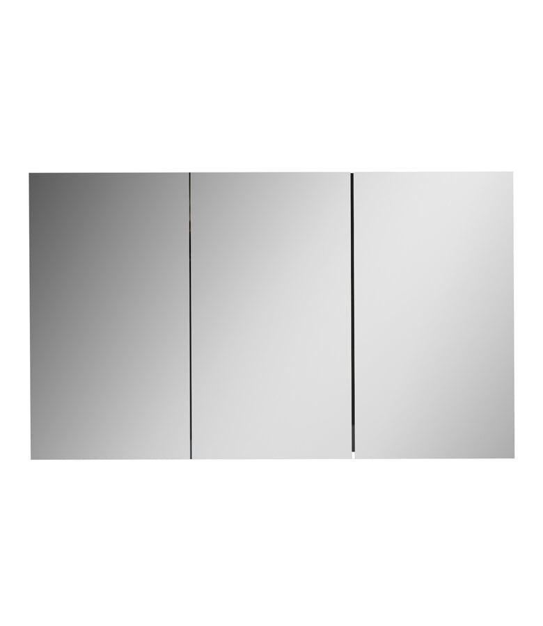 Badplaats Spiegelkast Cuba 120 X 16 X 70 Cm - Mat Zwart