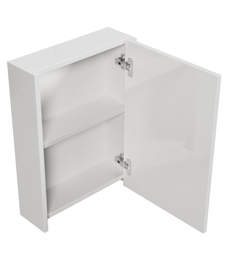 Badplaats Spiegelkast Cuba 40 X 13 X 55 Cm - Hoogglans Wit