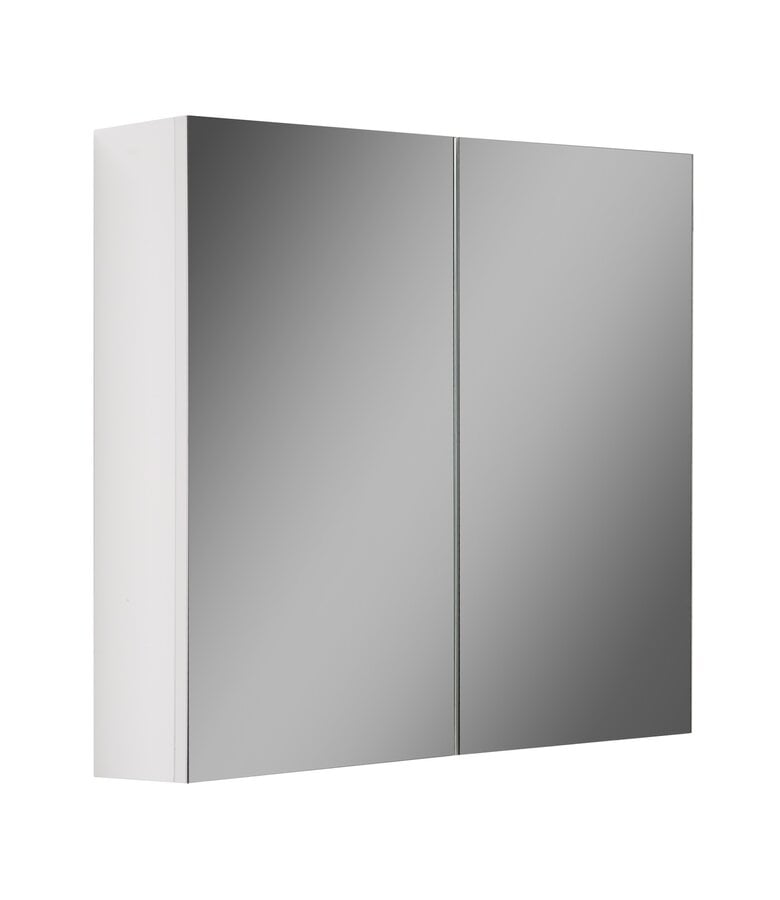 badplaats Spiegelkast Cuba 80 x 16 x 70 cm - hoogglans wit