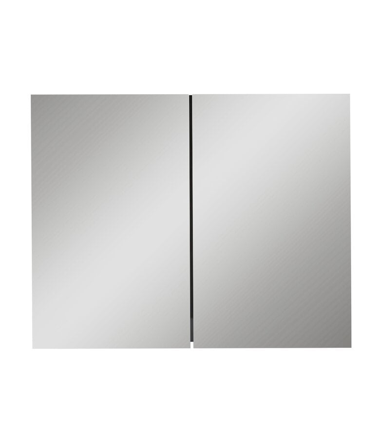 Badplaats Spiegelkast Cuba 90 X 16 X 70 Cm - Mat Zwart