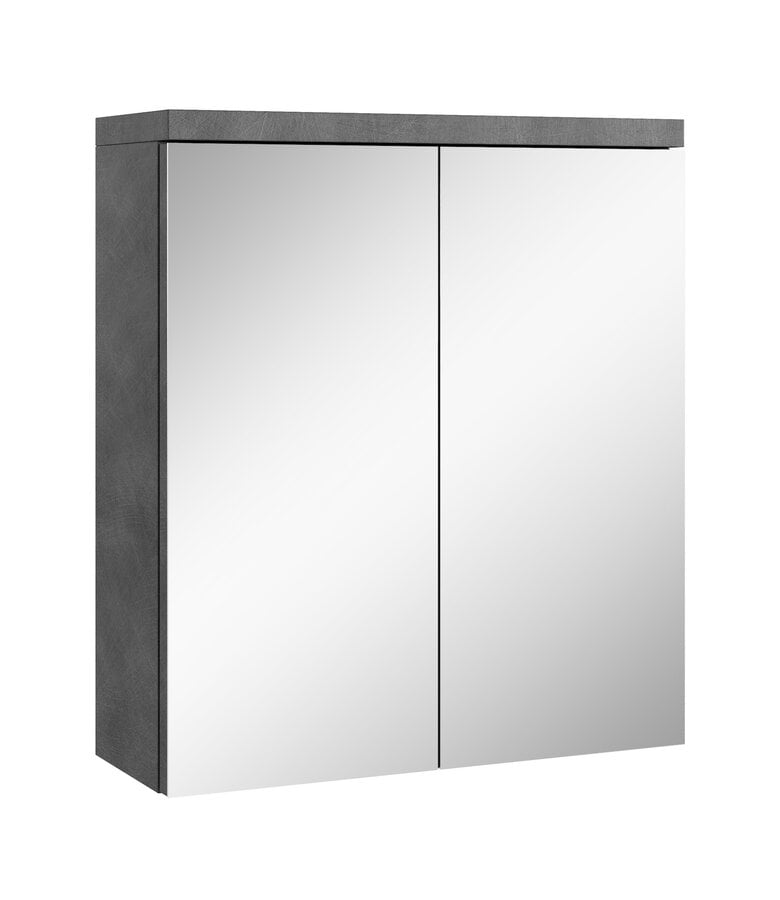 badplaats Spiegelkast Toledo 60 x 20 x 60 cm - donker grijs
