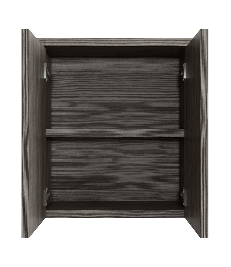 Badplaats Spiegelkast Toledo 60 X 20 X 60 Cm - Grijs Eiken