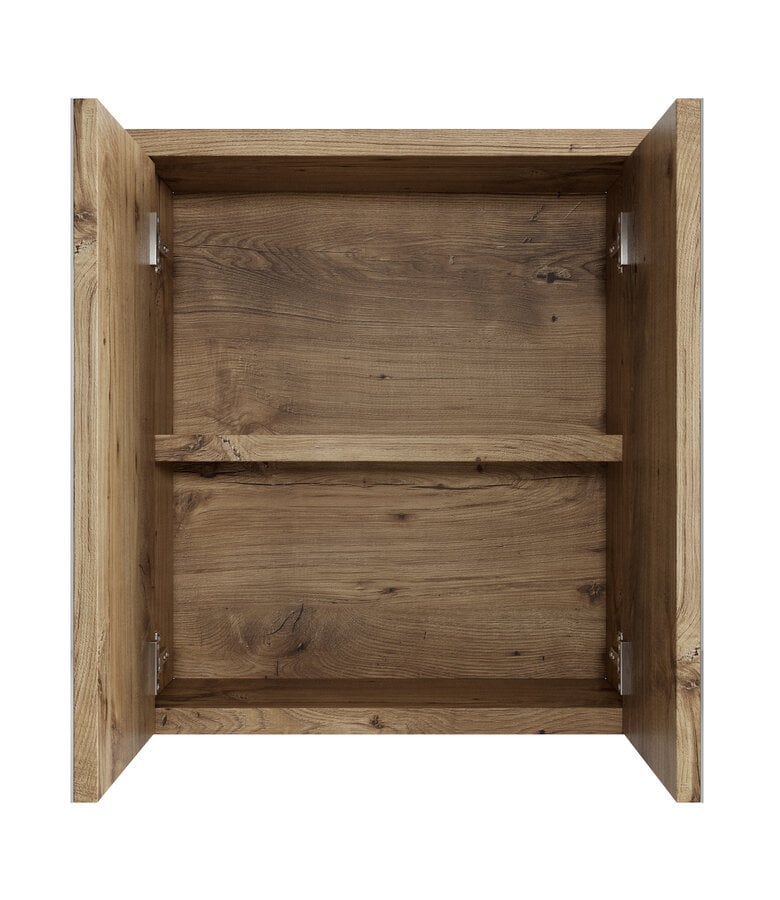 Badplaats Spiegelkast Toledo 60 X 20 X 60 Cm - Kastanje Eiken