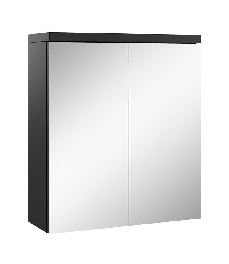 badplaats Spiegelkast Toledo 60 x 20 x 60 cm - mat zwart