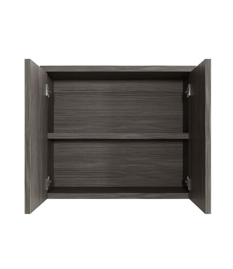 Badplaats Spiegelkast Toledo 80 X 20 X 60 Cm - Grijs Eiken