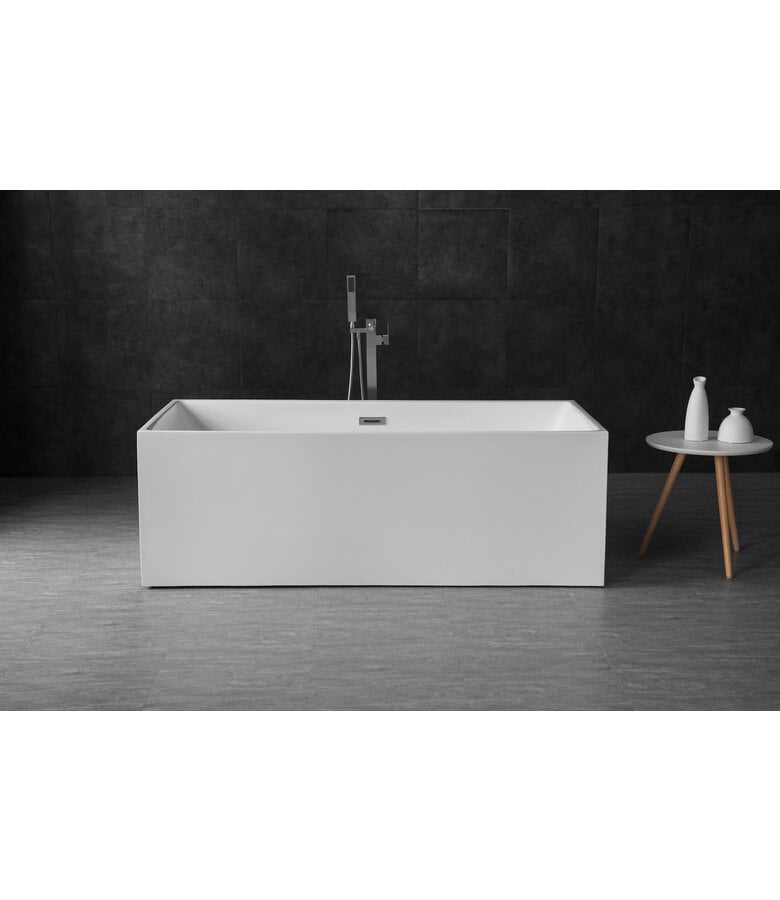 Badplaats Vrijstaand Ligbad Akaro 170 X 80 X 58 Cm - Wit