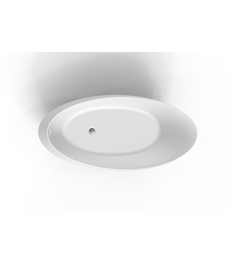 Badplaats Vrijstaand Ligbad Ancon 180 X 85 X 88 Cm - Zwart Met Wit