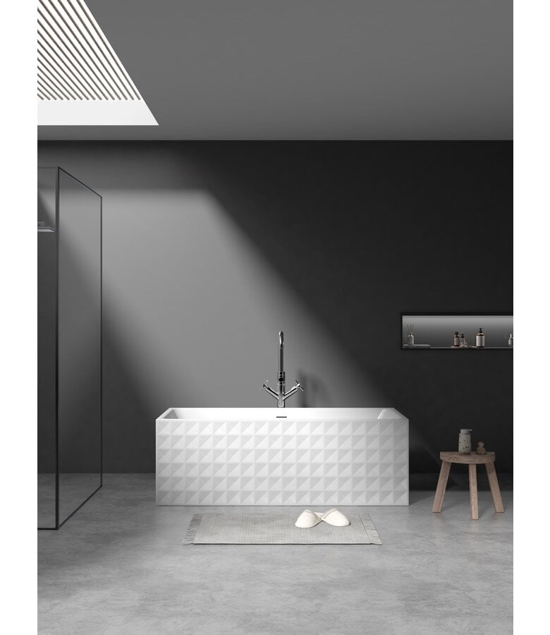 Badplaats Vrijstaand Ligbad Indus 170 X 78 X 58 Cm - Wit