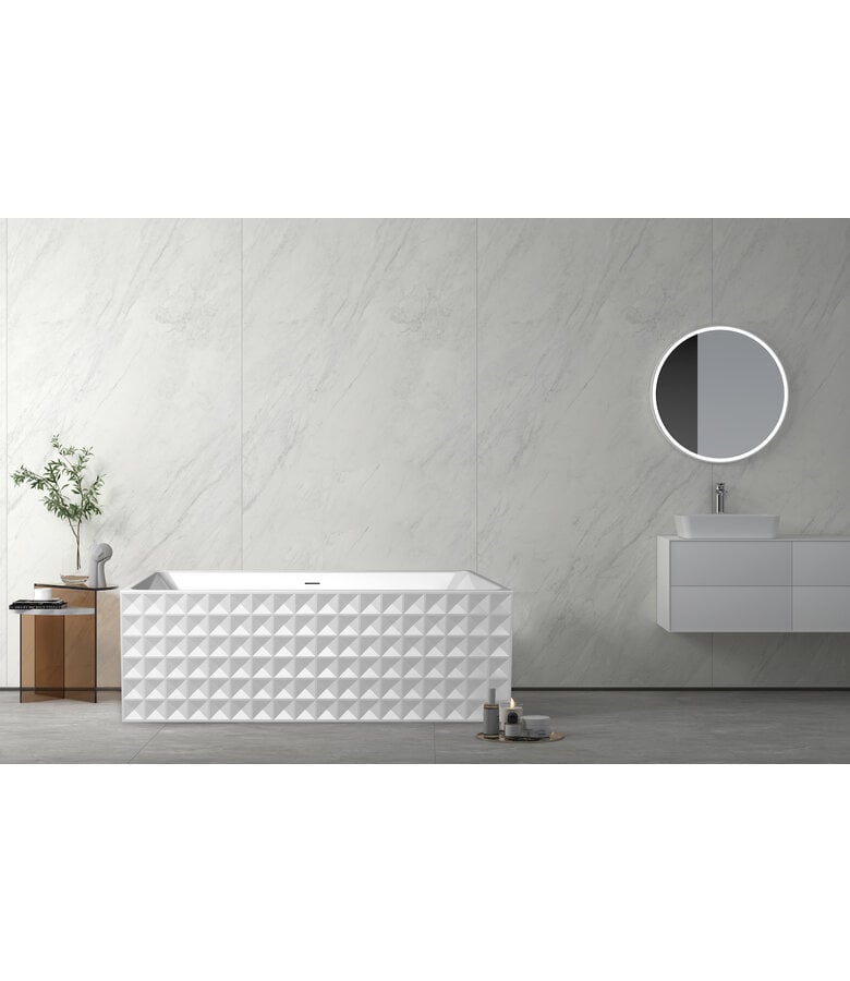 Badplaats Vrijstaand Ligbad Indus 170 X 78 X 58 Cm - Wit