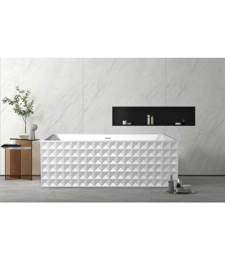 badplaats Vrijstaand ligbad Indus 170 x 78 x 58 cm - wit badplaats Vrijstaand ligbad Indus 170 x 78 x 58 cm - wit