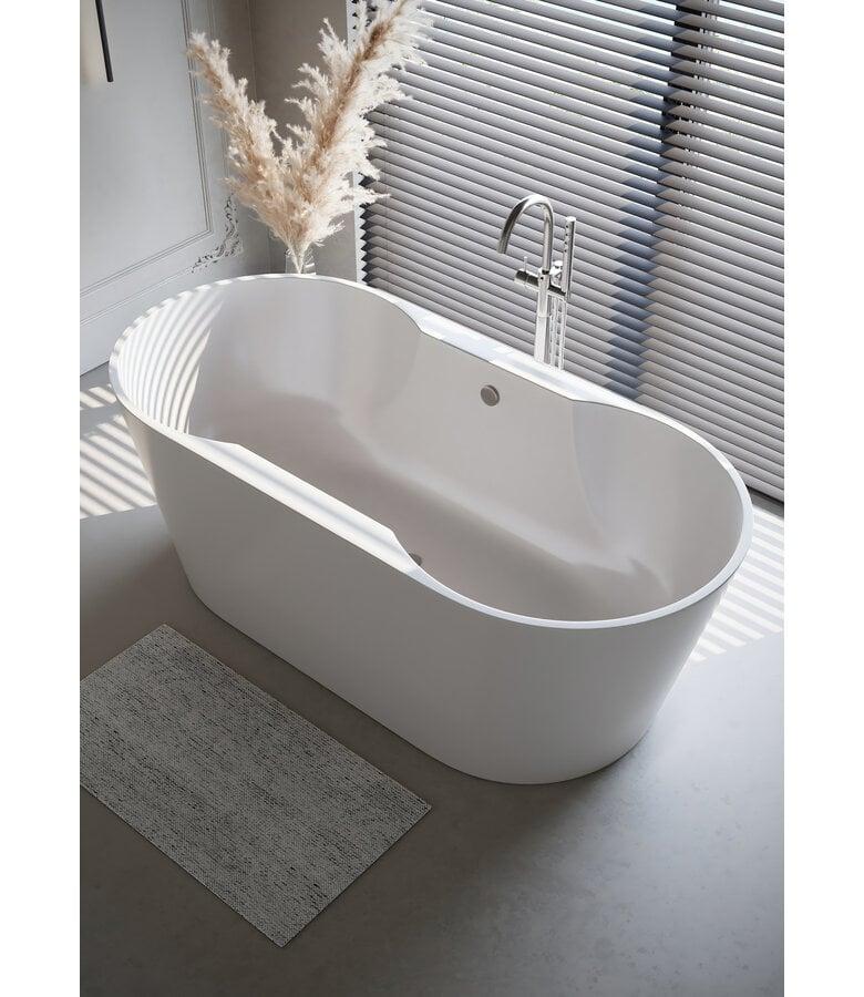 Badplaats Vrijstaand Ligbad Monaco 170 X 80 X 61 Cm - Wit