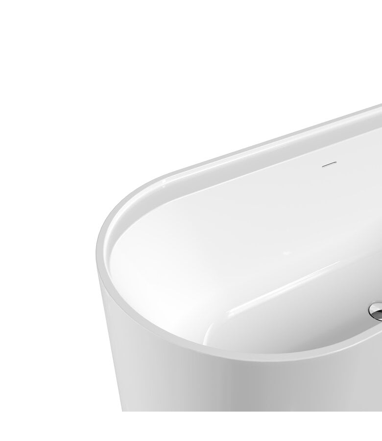 Badplaats Vrijstaand Ligbad Sando 170 X 75 X 60 Cm - Wit - Met Pootjes