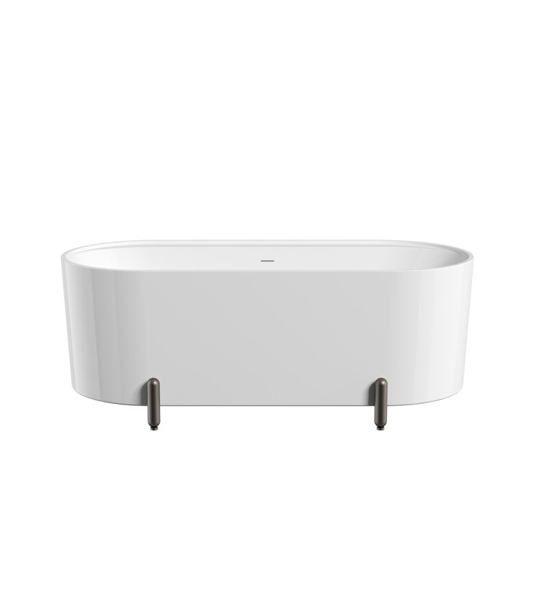 badplaats Vrijstaand ligbad Sando 170 x 75 x 60 cm - wit - met pootjes badplaats Vrijstaand ligbad Sando 170 x 75 x 60 cm - wit - met pootjes