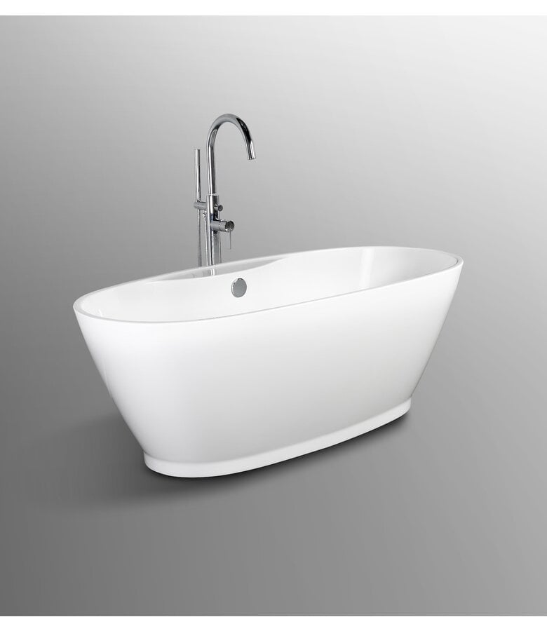 Badplaats Vrijstaand Ligbad Sofia 179 X 82 X 60 Cm - Wit