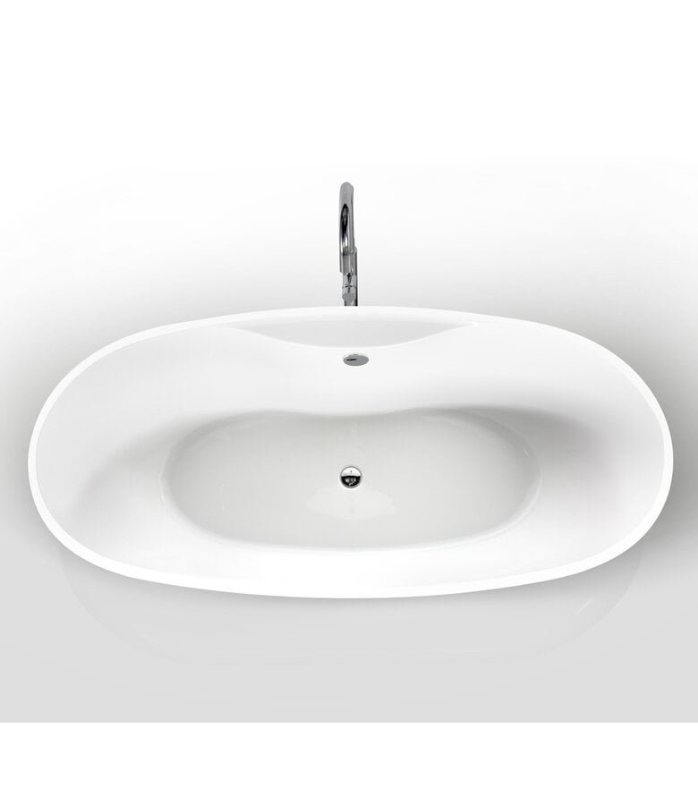 Badplaats Vrijstaand Ligbad Sofia 179 X 82 X 60 Cm - Wit