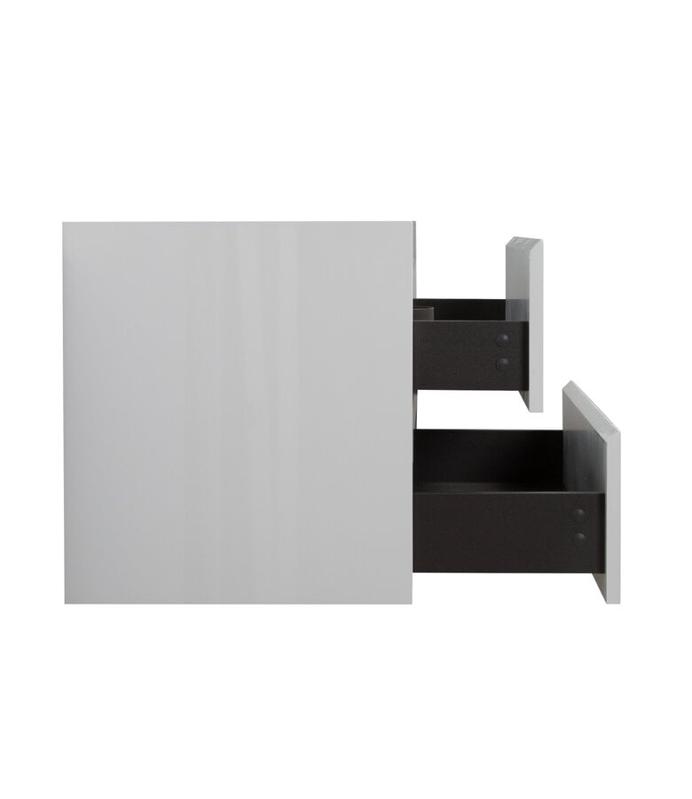 Badplaats Wastafelkast Angela 100 X 48 X 50 Cm - Hoogglans Wit