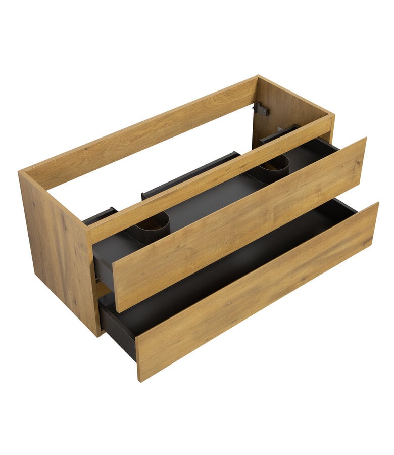 Badplaats Wastafelkast Angela 120 X 48 X 50 Cm - Eiken