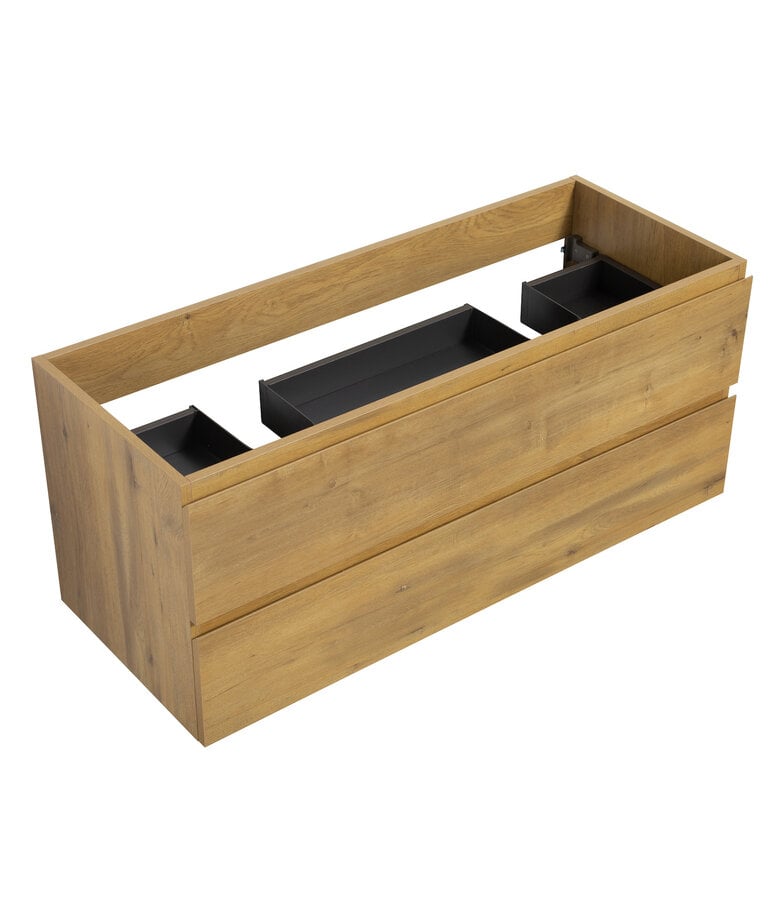 Badplaats Wastafelkast Angela 120 X 48 X 50 Cm - Eiken