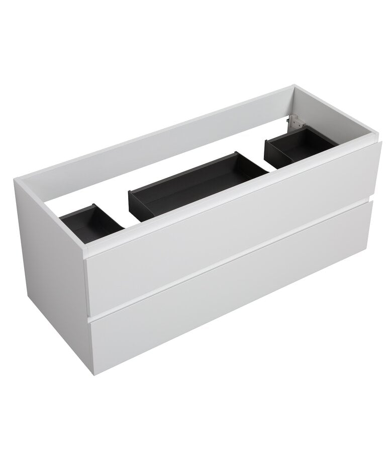 Badplaats Wastafelkast Angela 120 X 48 X 50 Cm - Hoogglans Wit