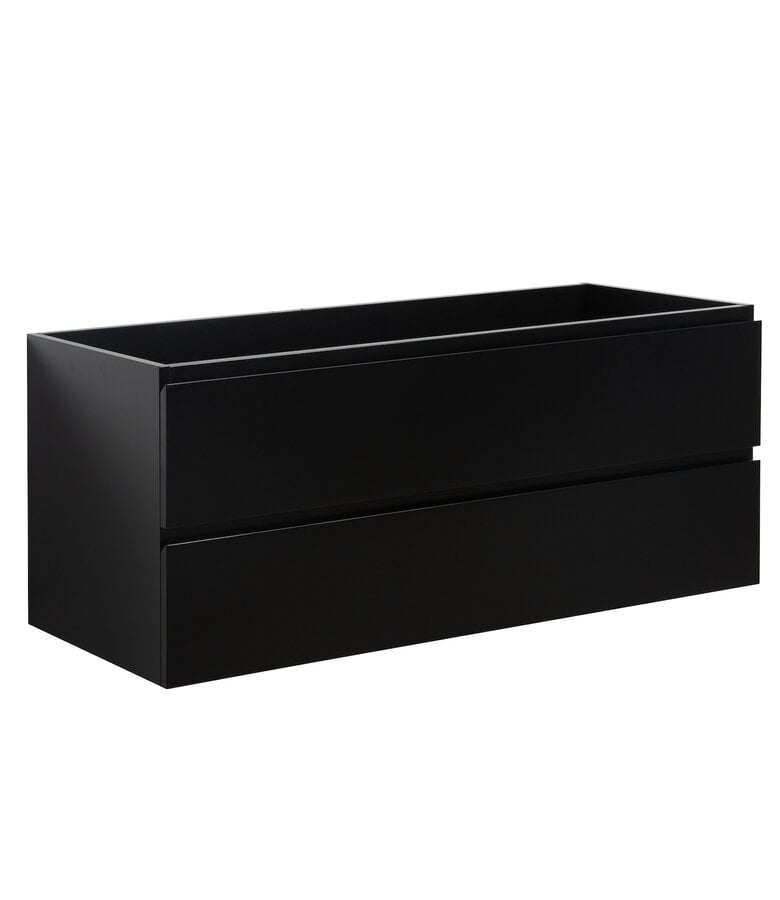 badplaats Wastafelkast Angela 120 x 48 x 50 cm - mat zwart
