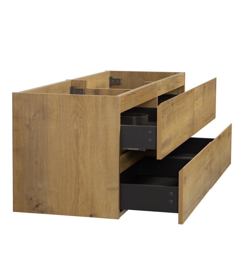 Badplaats Wastafelkast Angela 140 X 48 X 50 Cm - Eiken